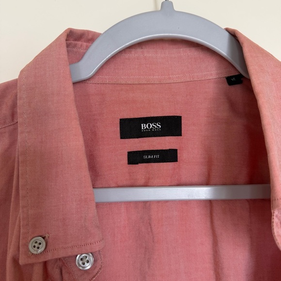 Hugo BOSSMen's Pink Shirt size XL - Picture 3 of 7
